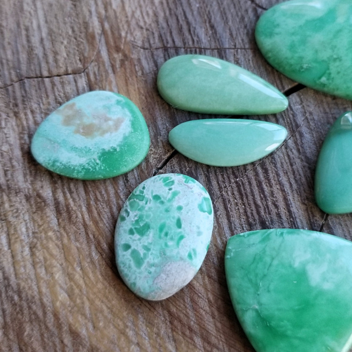 Utah Variscite Cabochon Collection – Wylder Stones