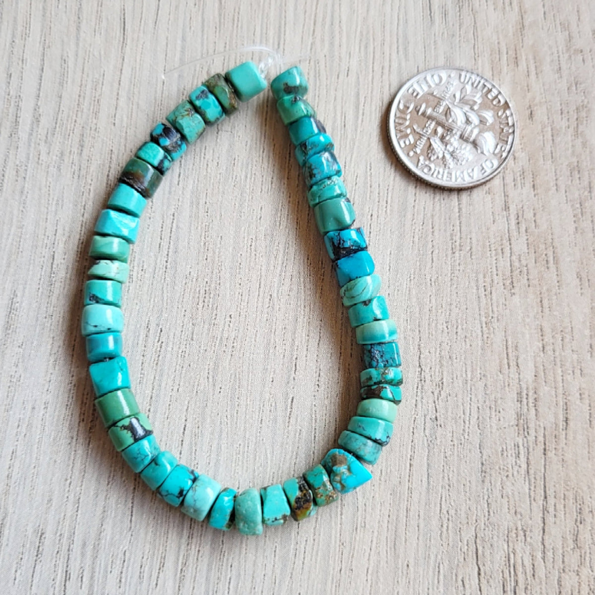 Heishi Style Turquoise Beads – Wylder Stones