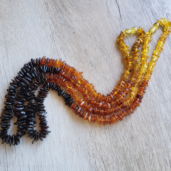 Ombre Amber Beads