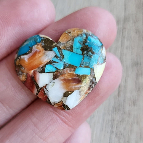 Turquoise and Spiny Cabochon