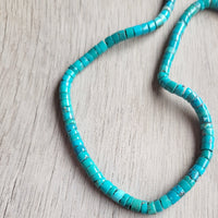heishi beads turquoise