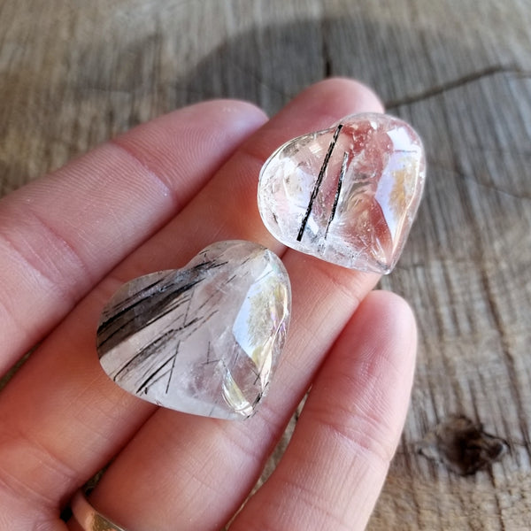 tourmalinated quartz crystal