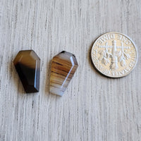 Montana Agate Coffin Cabochons