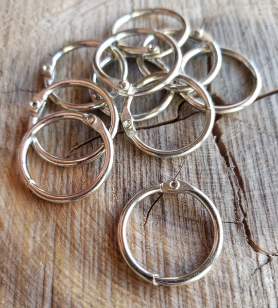 Metal Rings for Jewelry Making  Metal Keychain Rings – Wylder Stones