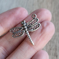 Sterling Silver Dragonfly Charm