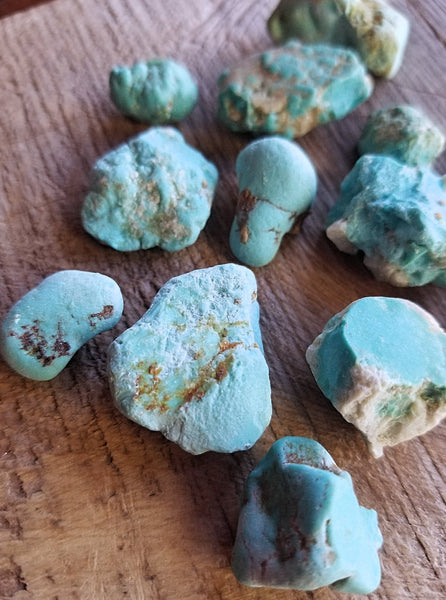 【新品特価】Roystone Turquoise 45ct ◇ ロイストン ハイグレード ターコイズ 石 彫金 シルバー アクセサリー インディアン ジュエリー Silver #410 金属加工、彫金