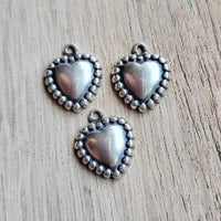 Sterling Silver Heart Charms