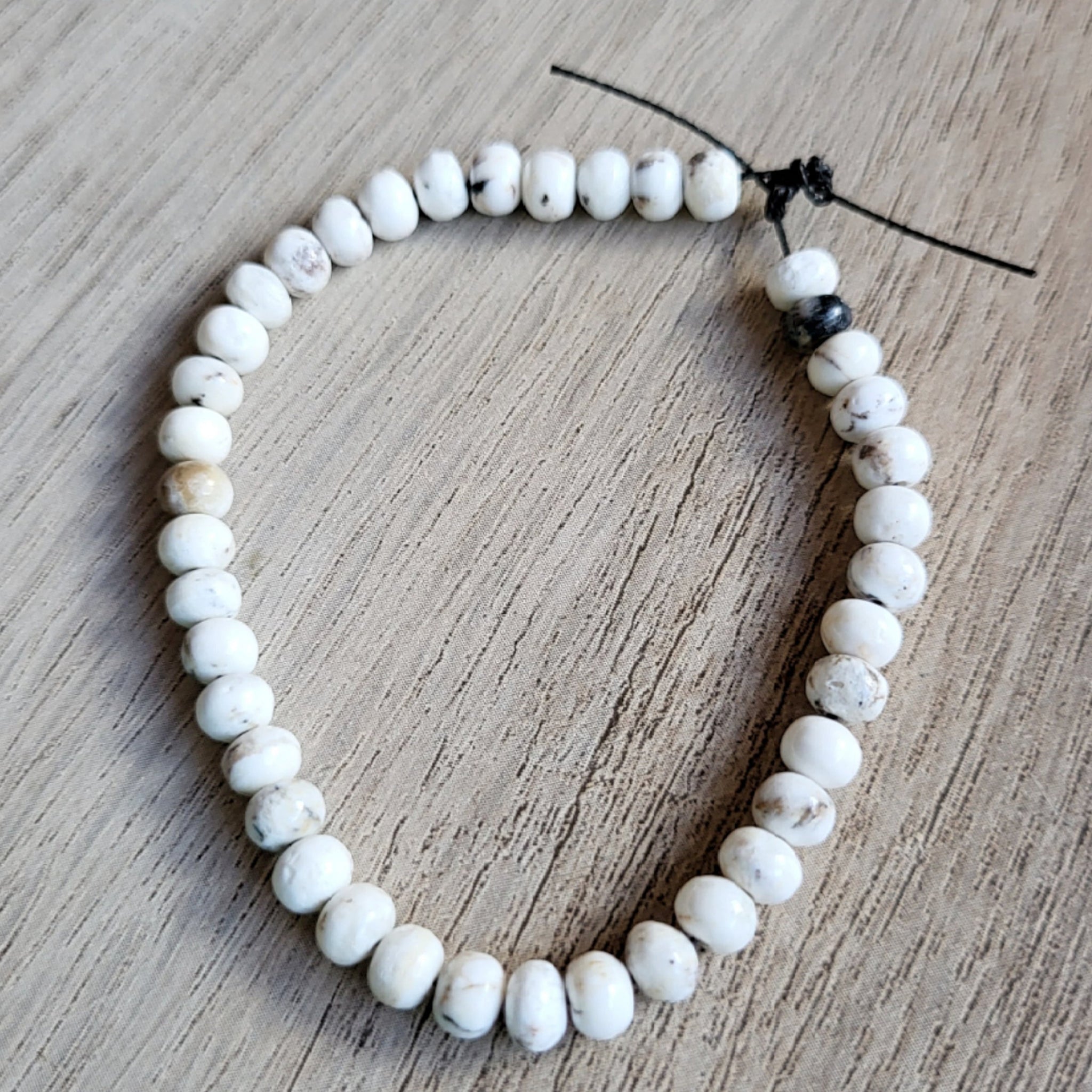 Natural White Buffalo Beads – Wylder Stones