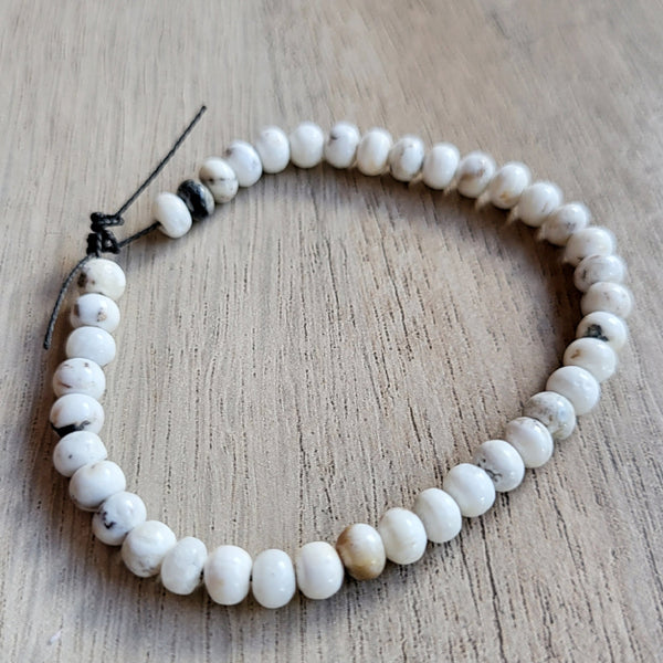 Natural White Buffalo Beads – Wylder Stones